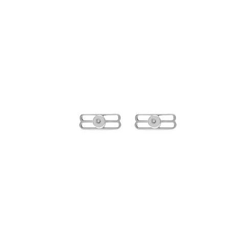 Women's Balenciaga Bb Icon Earrings Jewelry Silver | 6925HNYVI