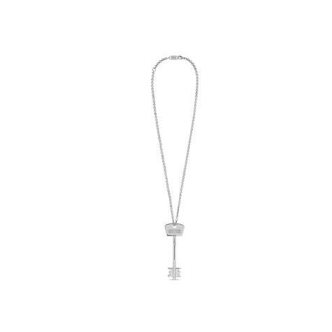 Women's Balenciaga Bb Key Necklace Jewelry Silver | 1034GSTHM