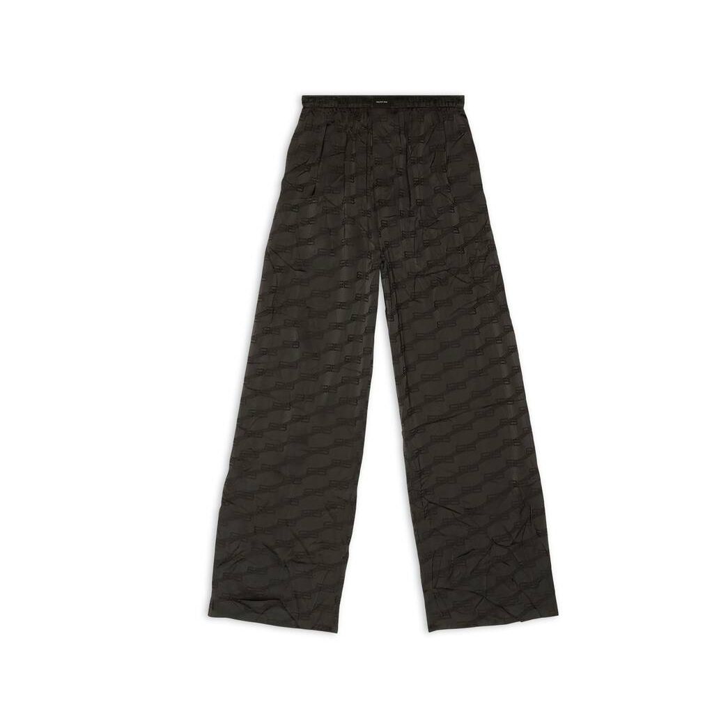 Women's Balenciaga Bb Monogram Pyjama Pants Black | 2354PHAWT