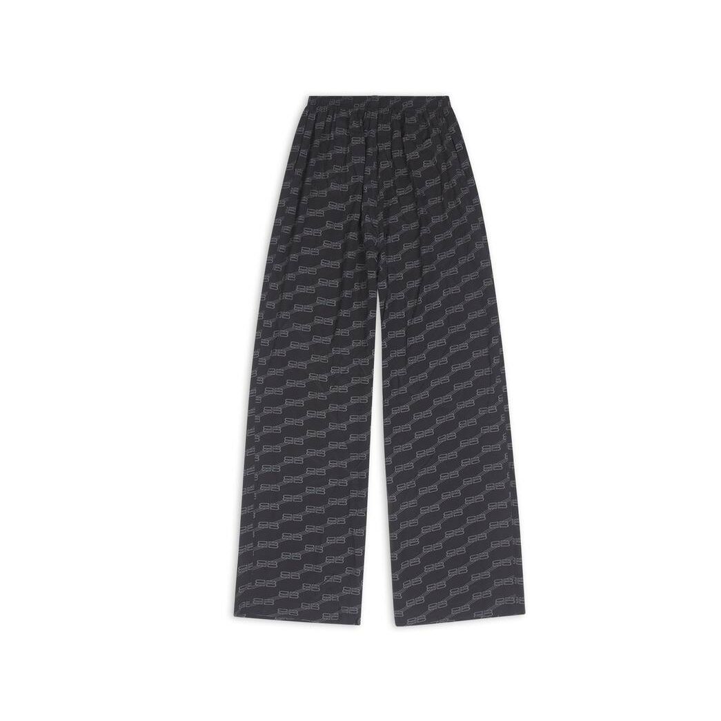 Women's Balenciaga Bb Monogram Pyjama Pants Black | 6493YAXIR