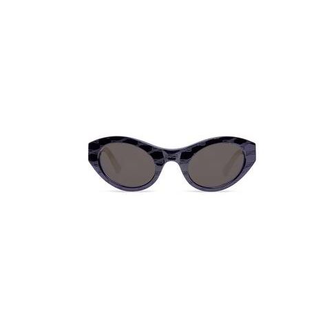 Women's Balenciaga Bb Monogram Round Sunglasses Black | 0867MZNRO