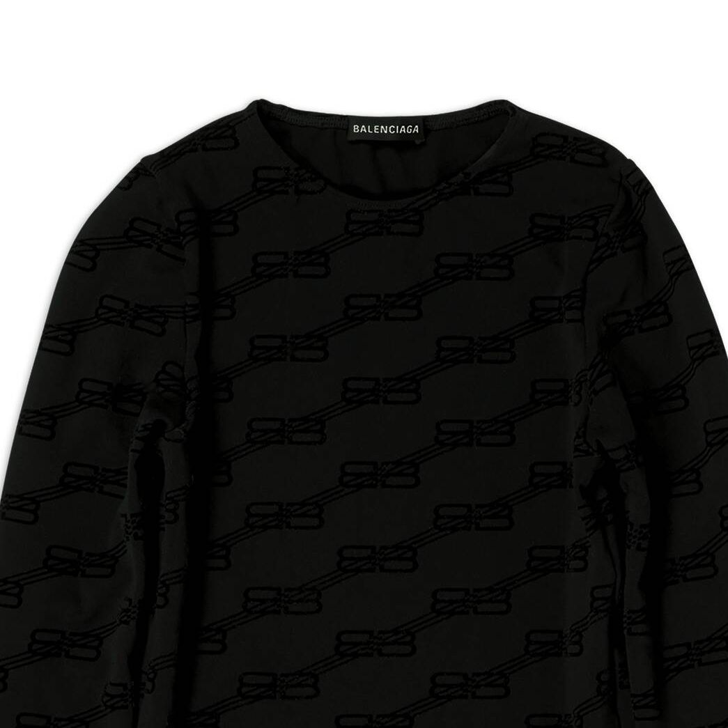 Women's Balenciaga Bb Monogram Tops Black | 8920QXBDI