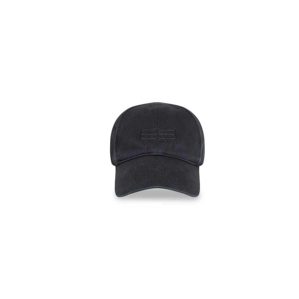 Women\'s Balenciaga Bb Paris Icon Caps Black | 7589DLWPI