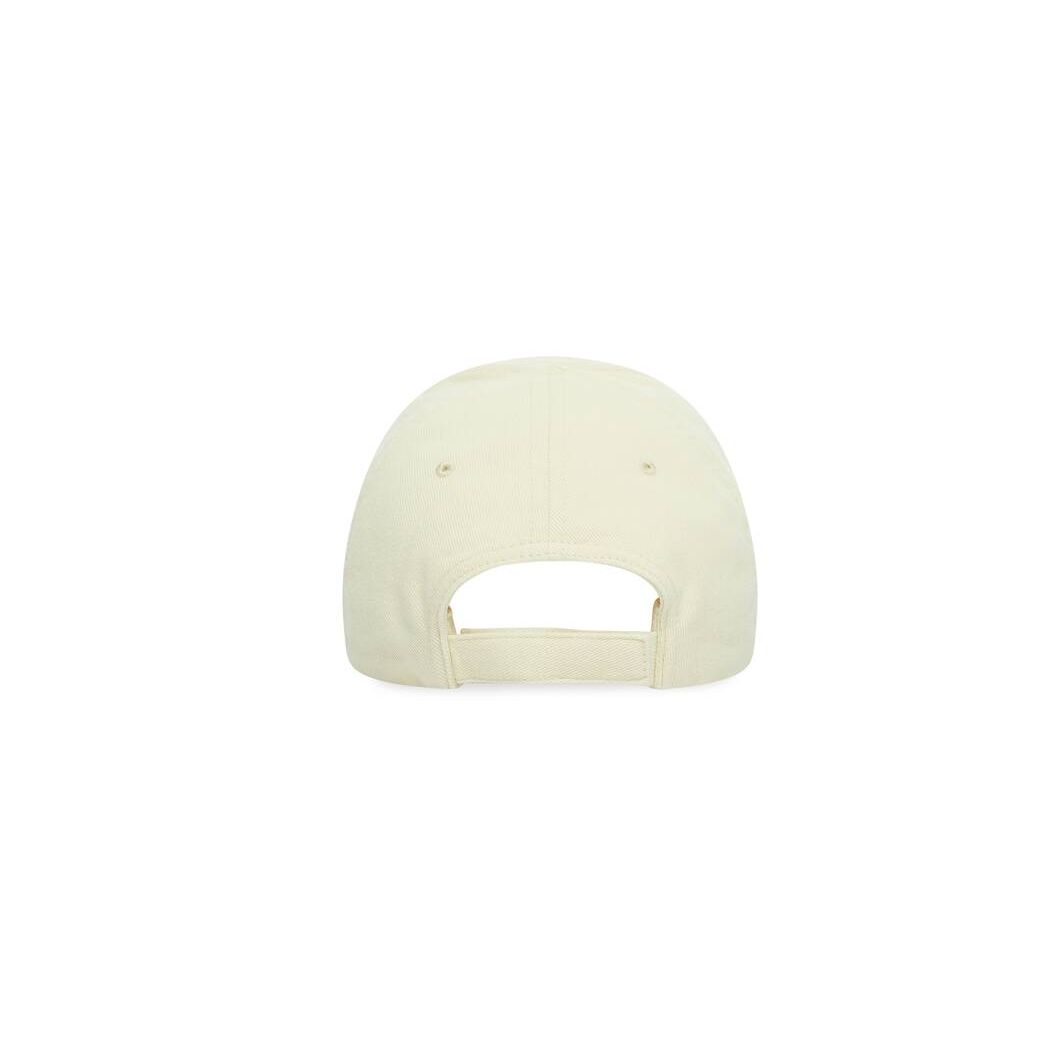 Women's Balenciaga Bb Paris Icon Caps Cream | 7359BAEJQ