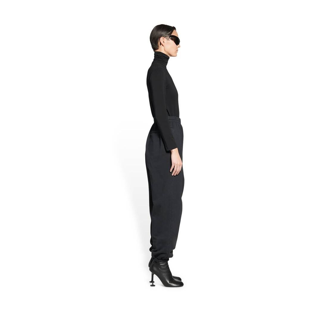 Women's Balenciaga Bb Paris Icon Stretch Knee Pants Black | 6372FLERK