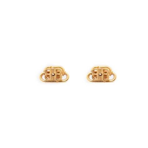 Women's Balenciaga Bb Stud Xs Earrings Jewelry Gold | 8925BDHTL