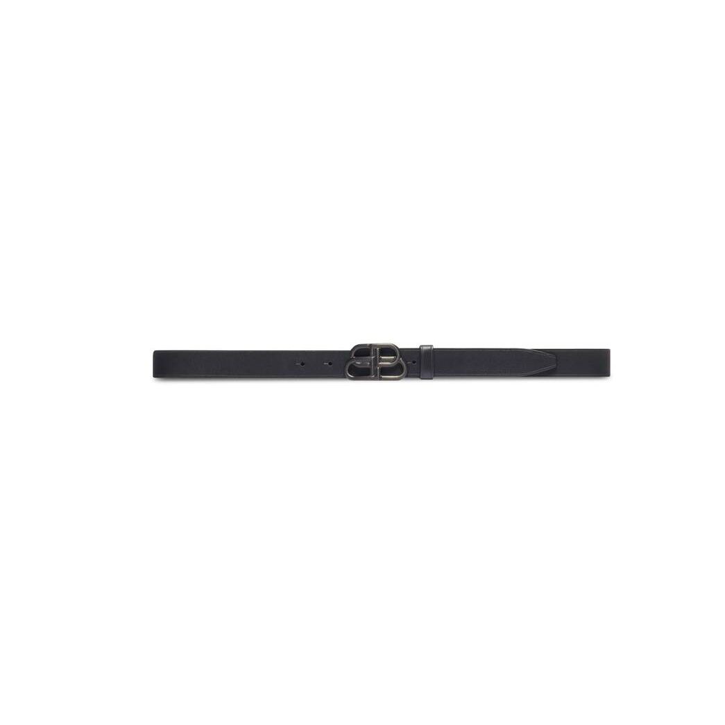 Women\'s Balenciaga Bb Thin Belts Black | 8460GOPES