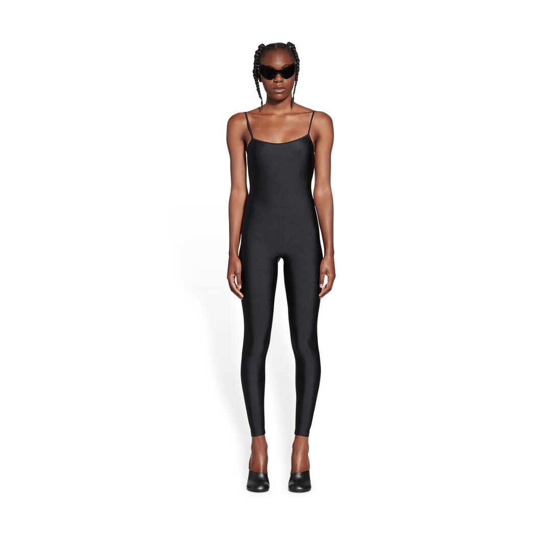 Women\'s Balenciaga Bodysuit Pants Black | 7648UKJAR