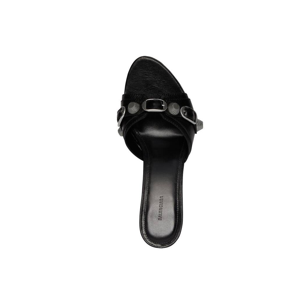 Women's Balenciaga Cagole 70mm Pumps Black | 6983GZENQ