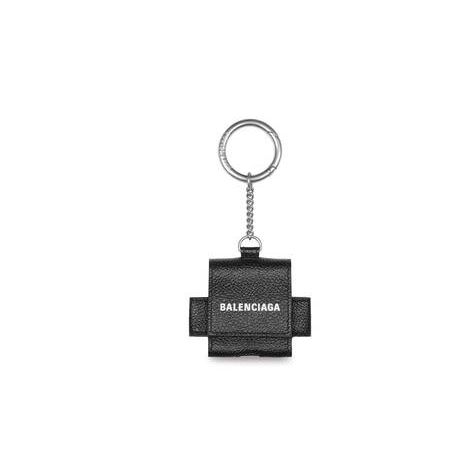 Women's Balenciaga Cash Earpods Pro Holder Smartphone Accessories Black / White | 1682VBTWX