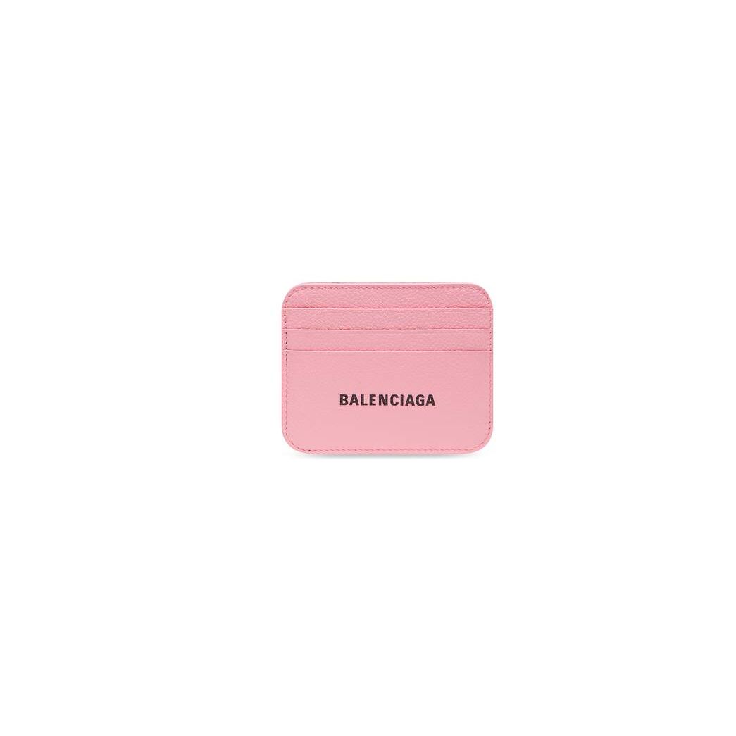 Women\'s Balenciaga Cash With Split Cardholders Pink | 5819VNMQO