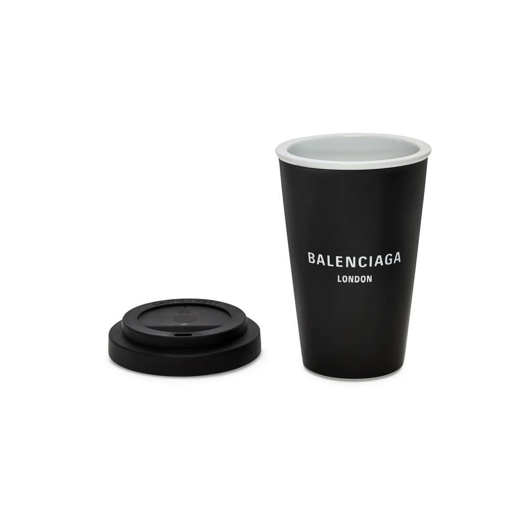 Women's Balenciaga Cities London Cup Equipment Black | 2068XUVGN