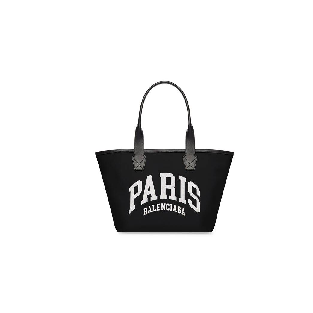 Women's Balenciaga Cities Paris Jumbo Small Tote Bags Black | 3756PXCDB