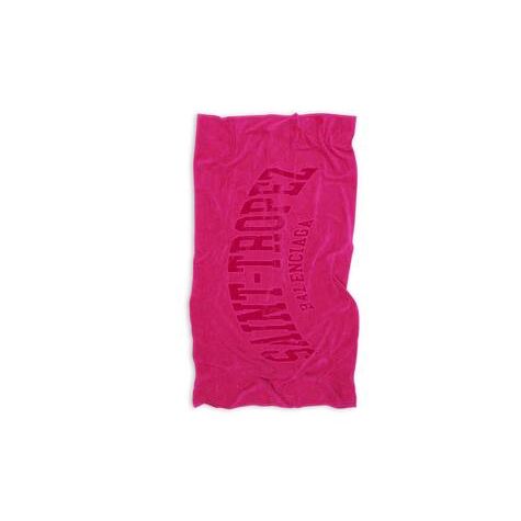 Women's Balenciaga Cities Saint Tropez Towel Swimwear Pink | 2739YPIHL