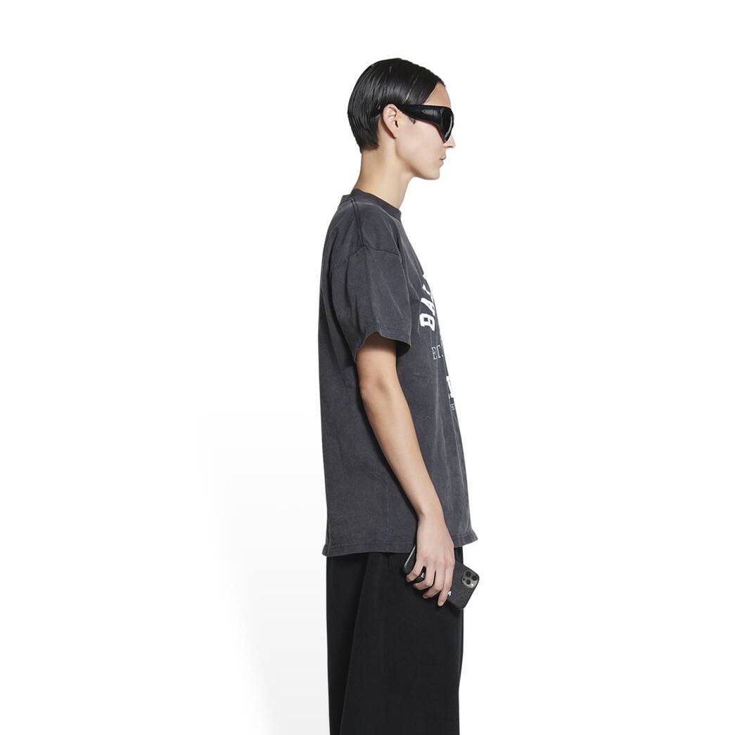 Women's Balenciaga College 1917 Medium Fit T Shirts Black | 2019VEWAR