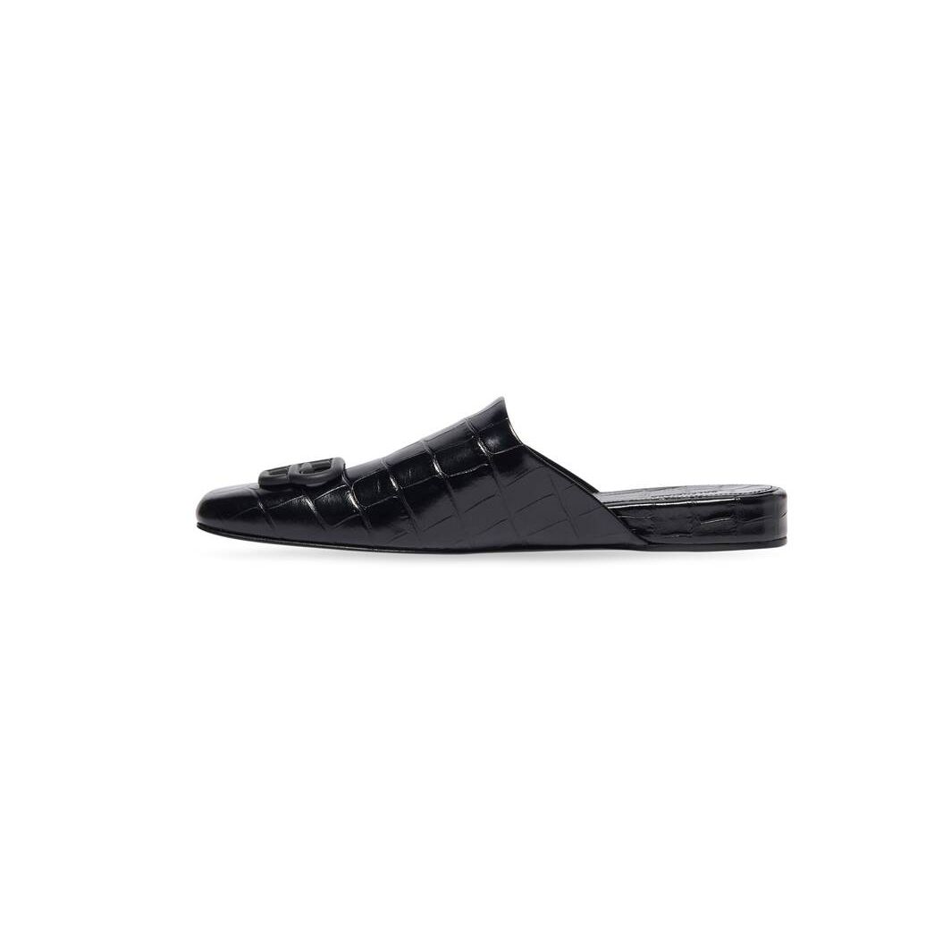 Women's Balenciaga Cosy Bb Mule Sandals Black | 2315SGNTM