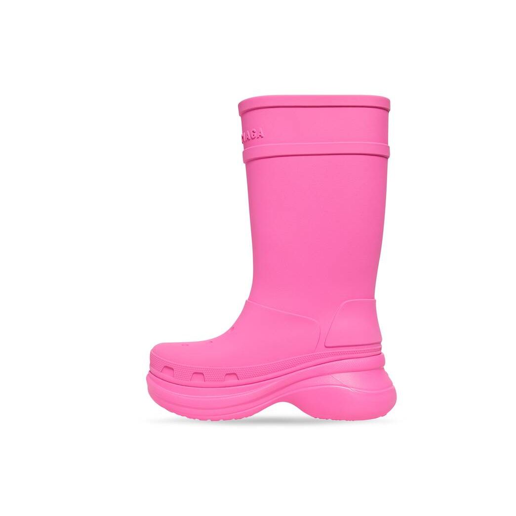 Women's Balenciaga Crocs Boots Light Pink | 0187KZHWA