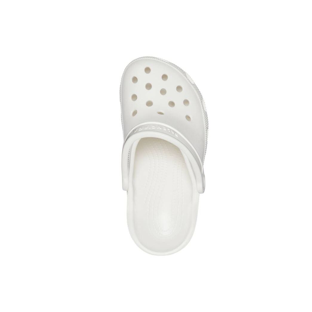 Women's Balenciaga Crocs Madame 80mm Pumps White | 3164DQPTE