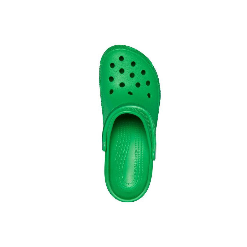 Women's Balenciaga Crocs Madame 80mm Pumps Green | 9782YTZQC