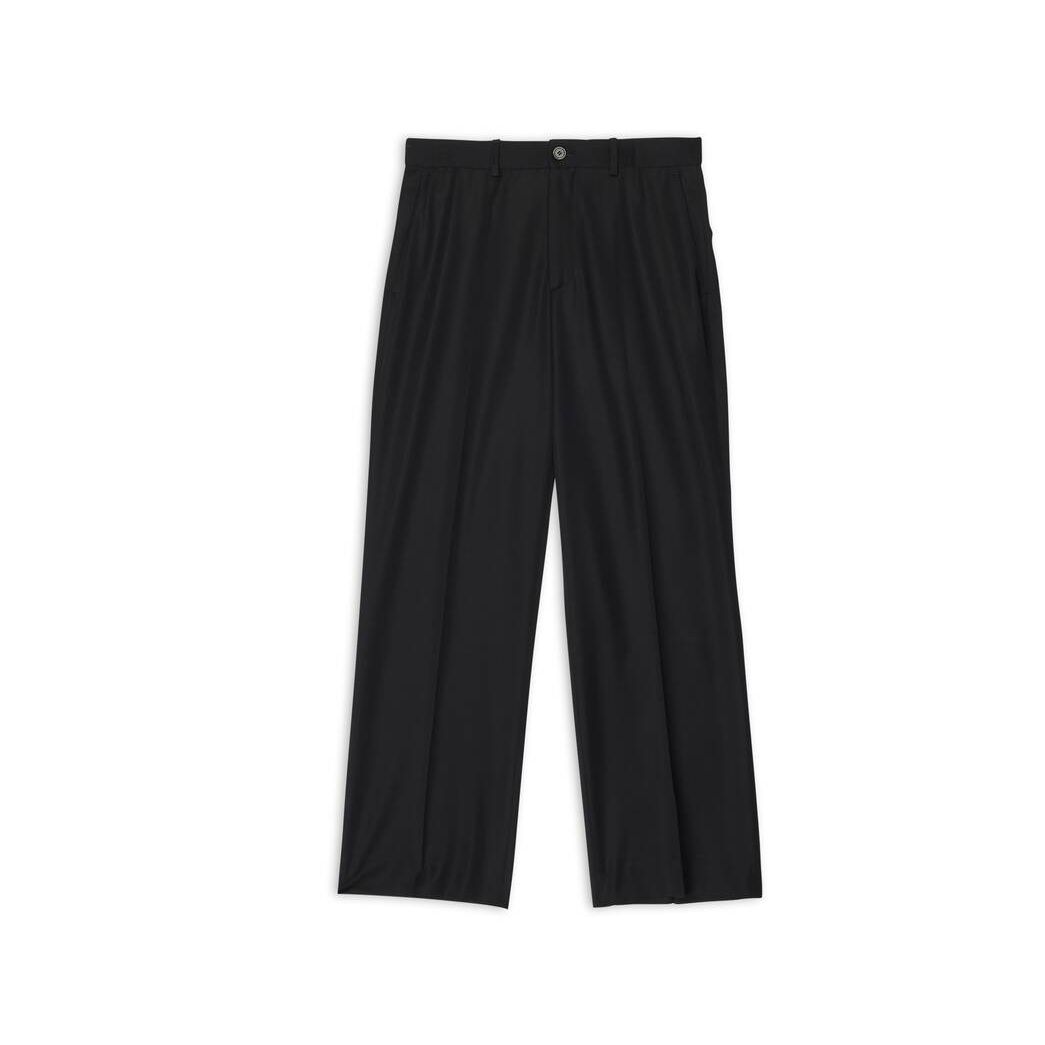 Women's Balenciaga Cropped Pants Black | 7396PRJZN