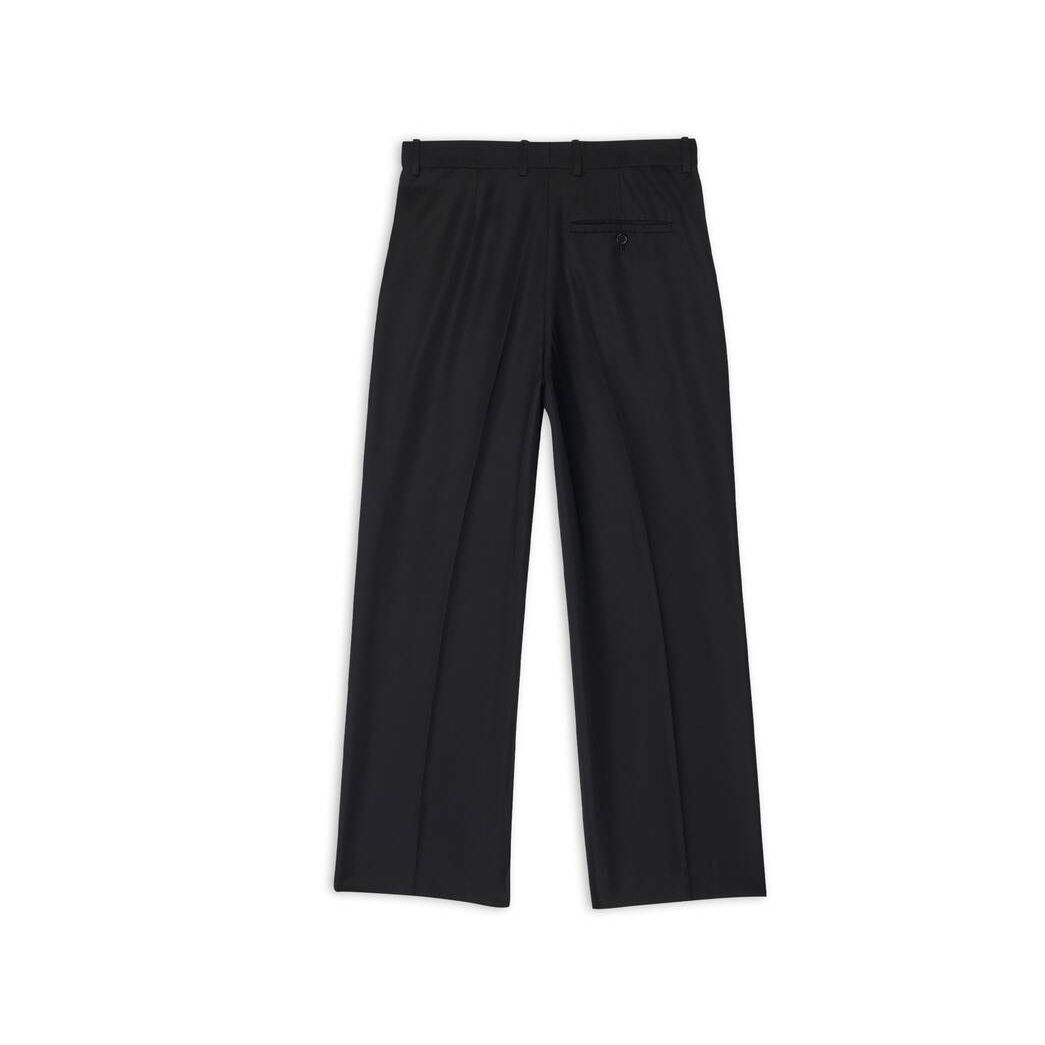 Women's Balenciaga Cropped Pants Black | 7396PRJZN