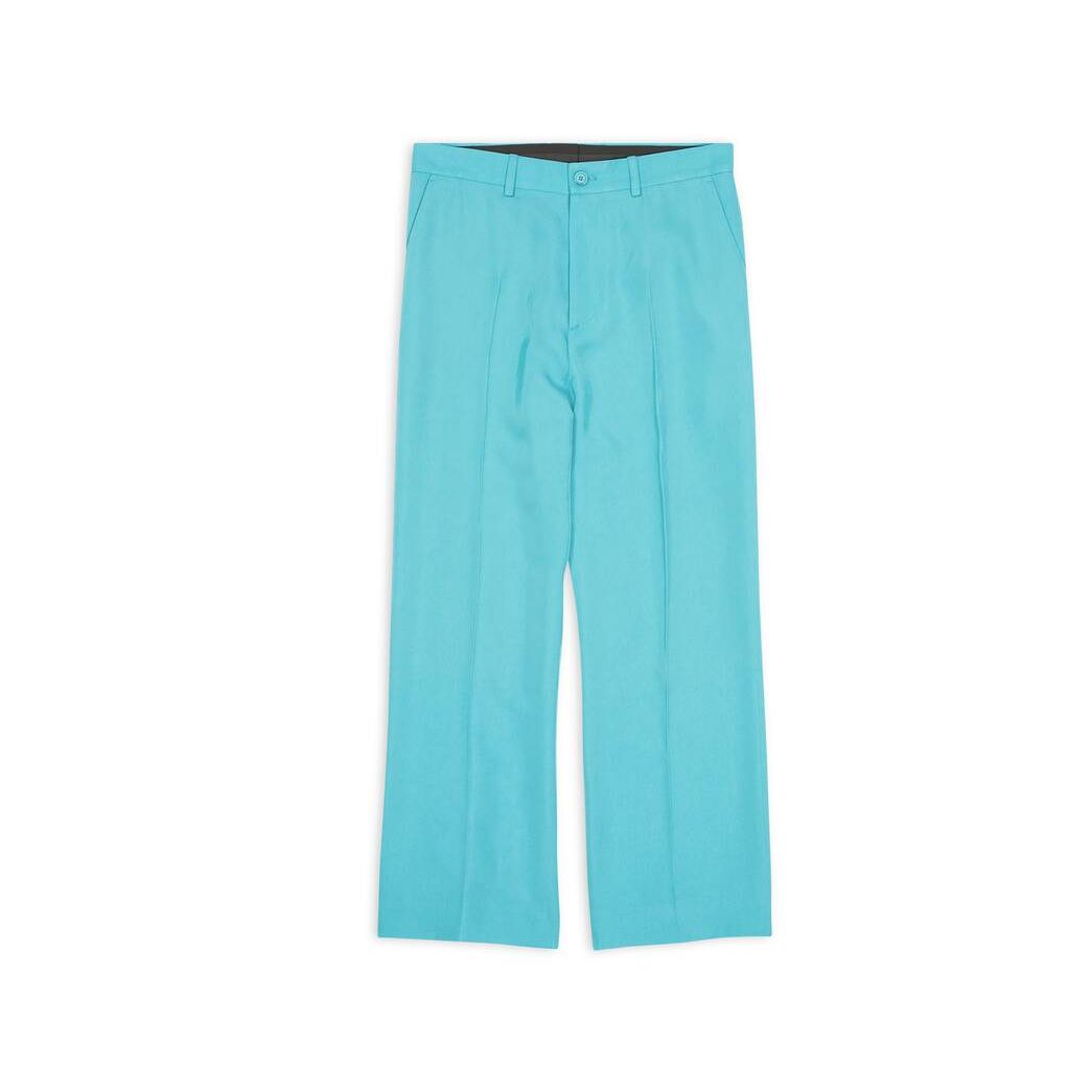 Women's Balenciaga Cropped Pants Blue | 9853VDTUM