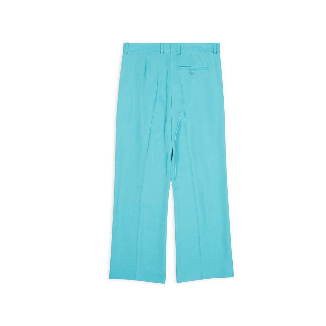 Women's Balenciaga Cropped Pants Blue | 9853VDTUM