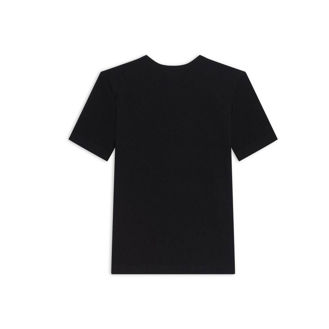 Women's Balenciaga Cropped T-shirt Underwear Black | 5732UDVIH