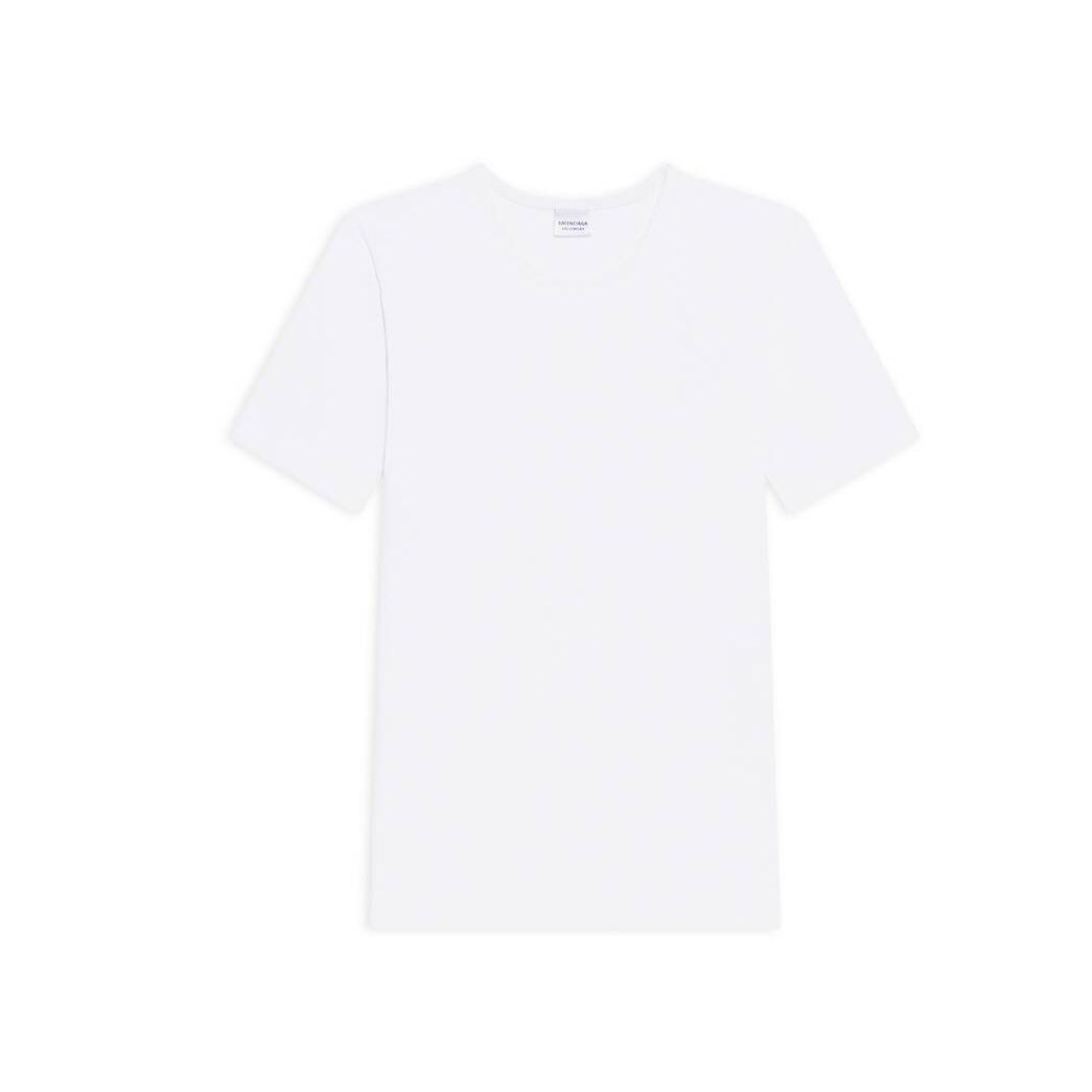 Women\'s Balenciaga Cropped T-shirt Underwear White | 7913VWSHT