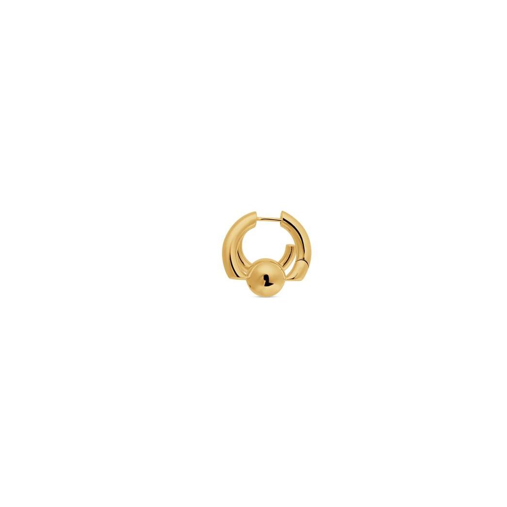 Women's Balenciaga Cut Double Earring Jewelry Gold | 8257WAVUY