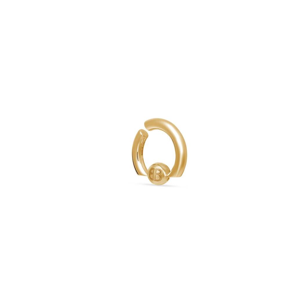 Women's Balenciaga Cut Ear Cuff Jewelry Gold | 7836FRKBW