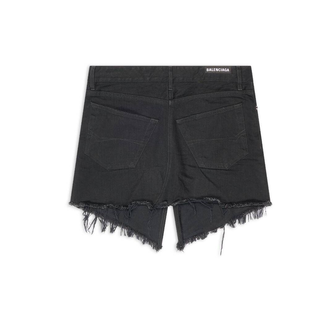 Women's Balenciaga Cut-up Mini Skirts Black | 3709BOCYG