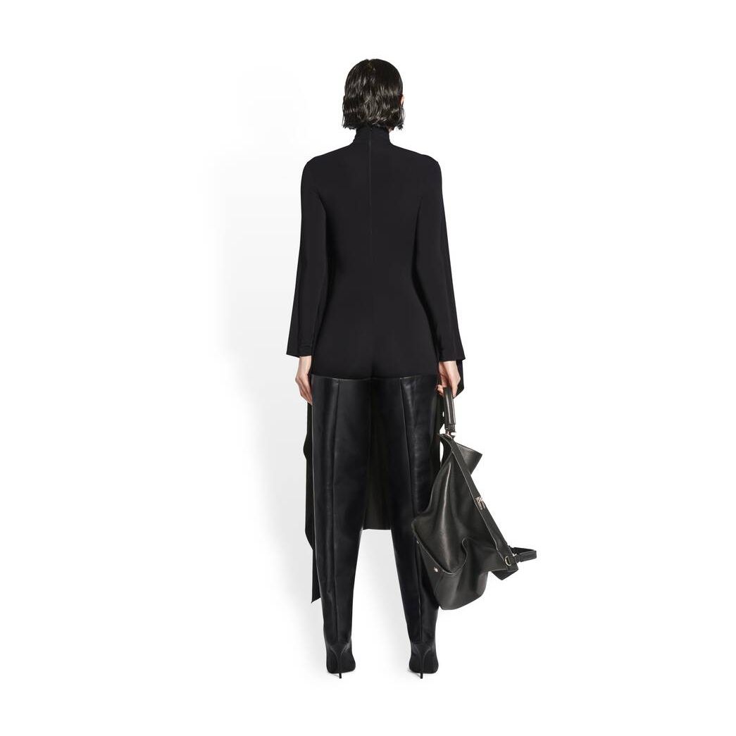 Women's Balenciaga Cycling Tunic Dress Skirts Black | 5012VZSHP