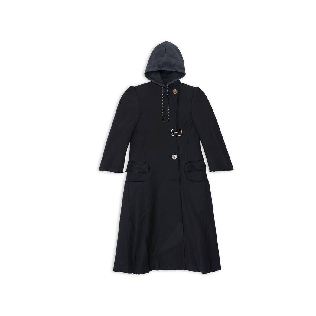 Women's Balenciaga Diy Coat Jackets Black | 7219SJPCW