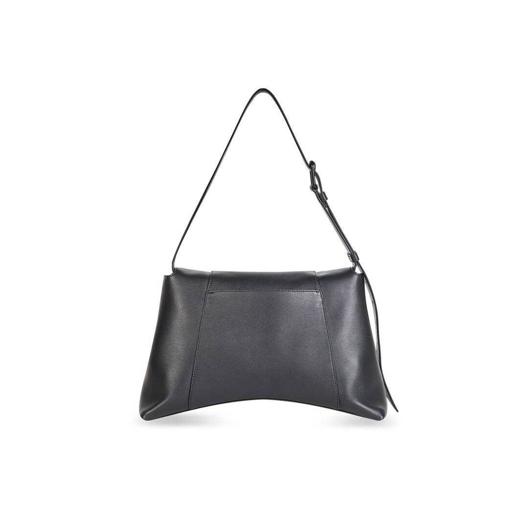 Women's Balenciaga Downtown Medium Shoulder Bags Black | 5390WIYGV