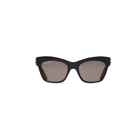 Women's Balenciaga Dynasty Butterfly Sunglasses Black | 1987GLPBQ