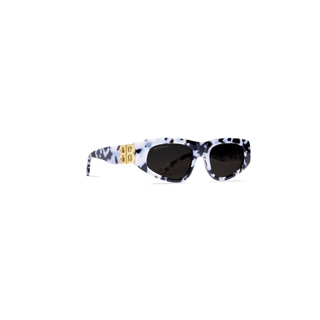 Women's Balenciaga Dynasty D-frame Sunglasses White | 0254FKZVX