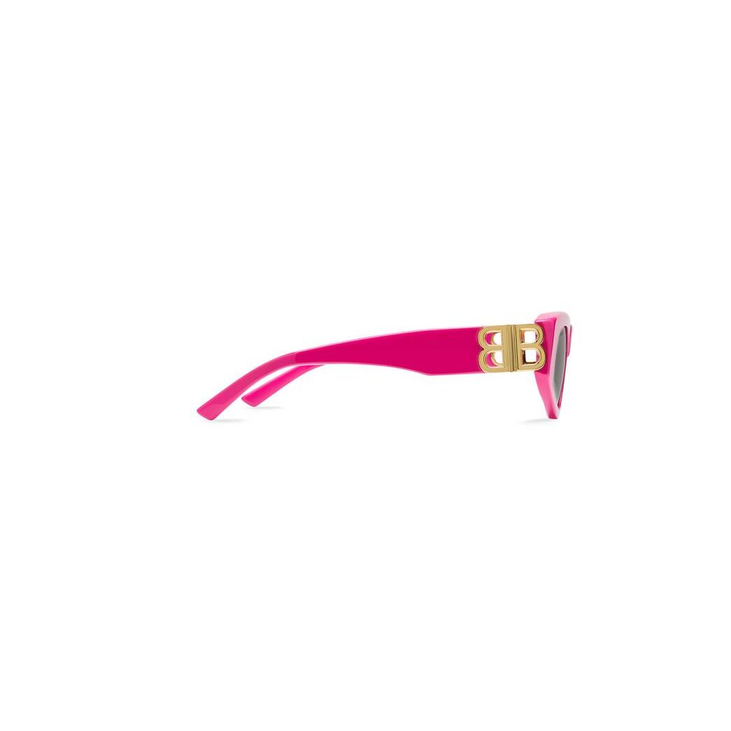 Women's Balenciaga Dynasty D-frame Sunglasses Pink | 2061IEBGS