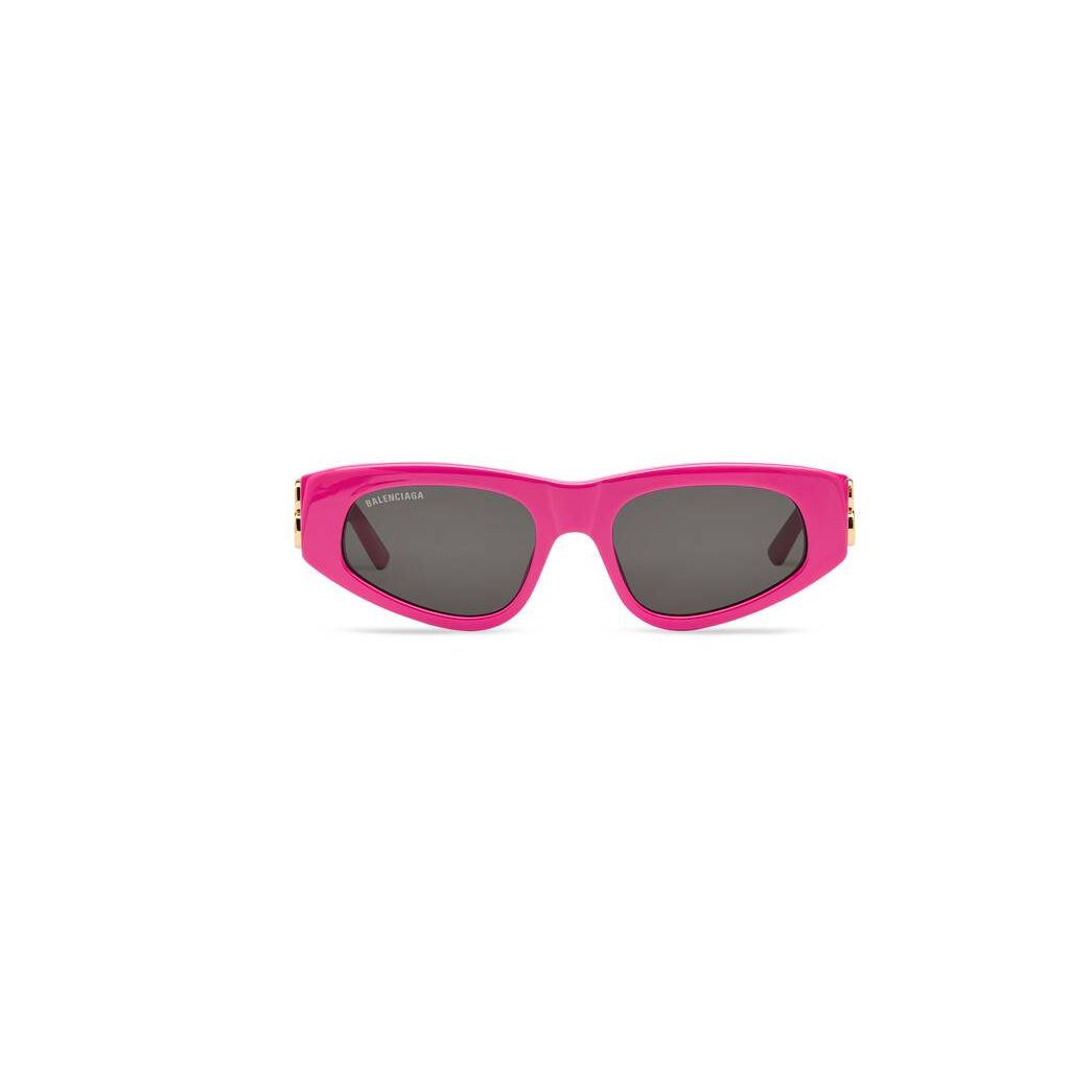 Women\'s Balenciaga Dynasty D-frame Sunglasses Pink | 2061IEBGS