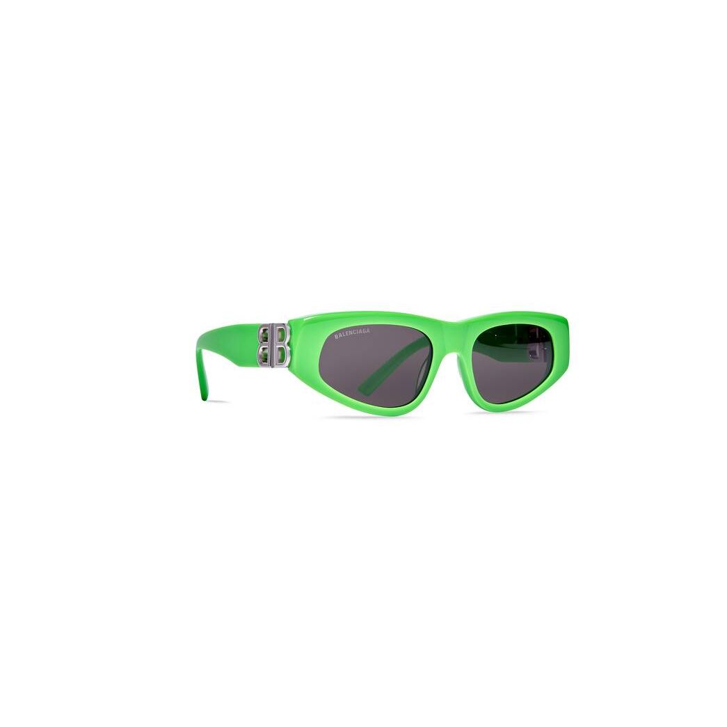 Women's Balenciaga Dynasty D-frame Sunglasses Green | 3958OBKIZ