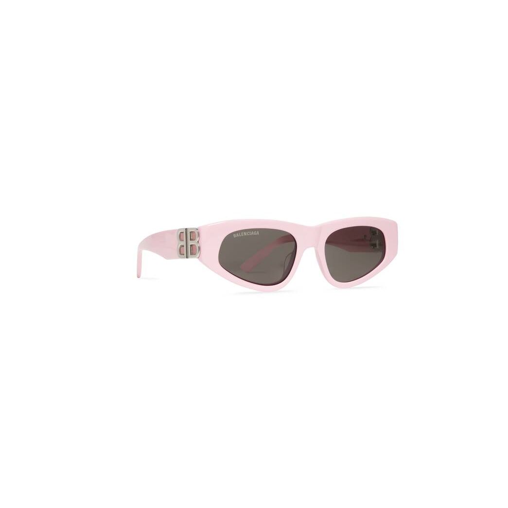 Women's Balenciaga Dynasty D-frame Sunglasses Pink | 5982UAYGH