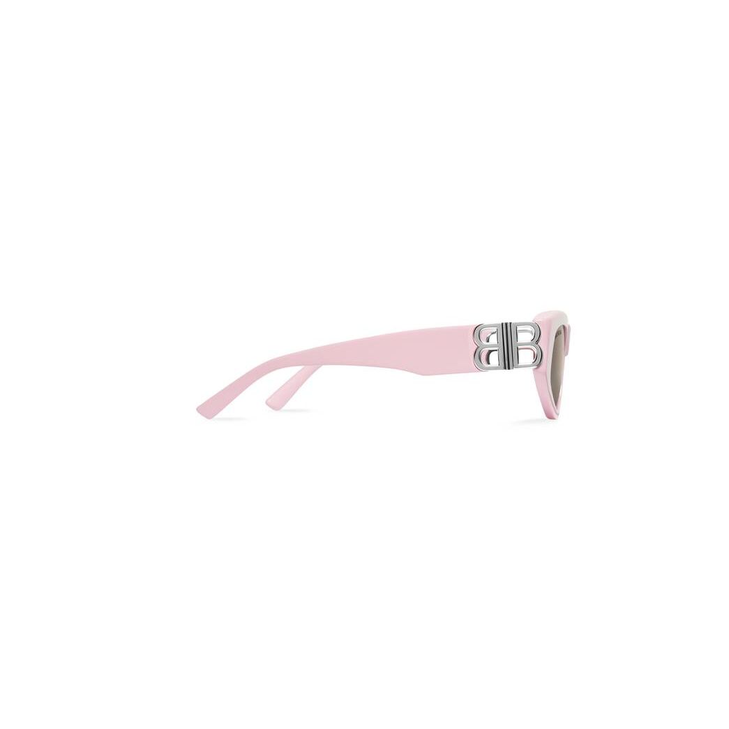 Women's Balenciaga Dynasty D-frame Sunglasses Pink | 5982UAYGH