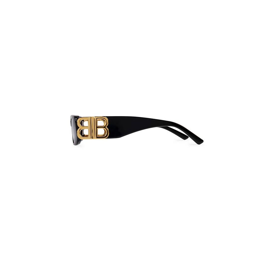 Women's Balenciaga Dynasty Rectangle Sunglasses Black | 8095WSXNE