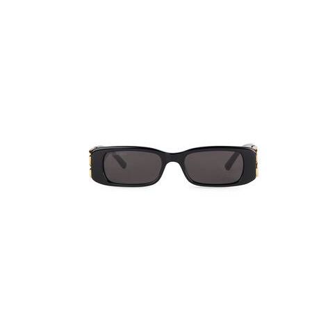 Women's Balenciaga Dynasty Rectangle Sunglasses Black | 8095WSXNE