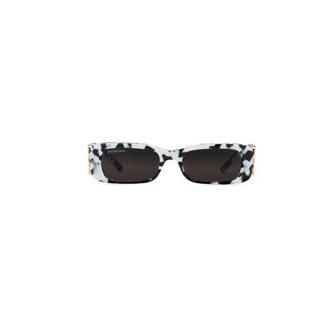 Women's Balenciaga Dynasty Rectangle Sunglasses White | 8390TFWNE