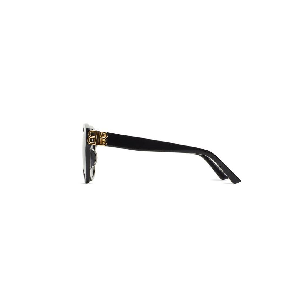 Women's Balenciaga Dynasty Round Sunglasses Black | 7240MJBHP