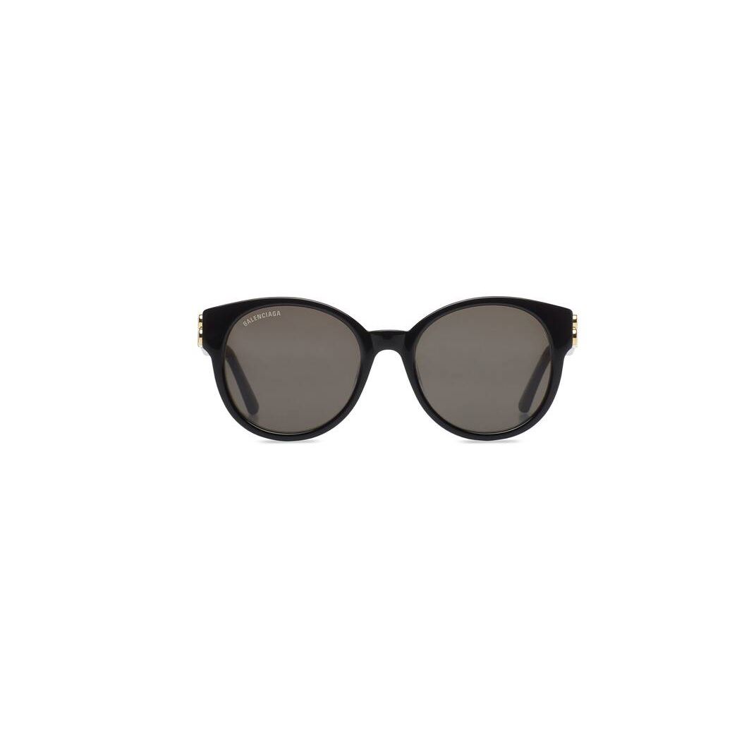 Women\'s Balenciaga Dynasty Round Sunglasses Black | 7240MJBHP