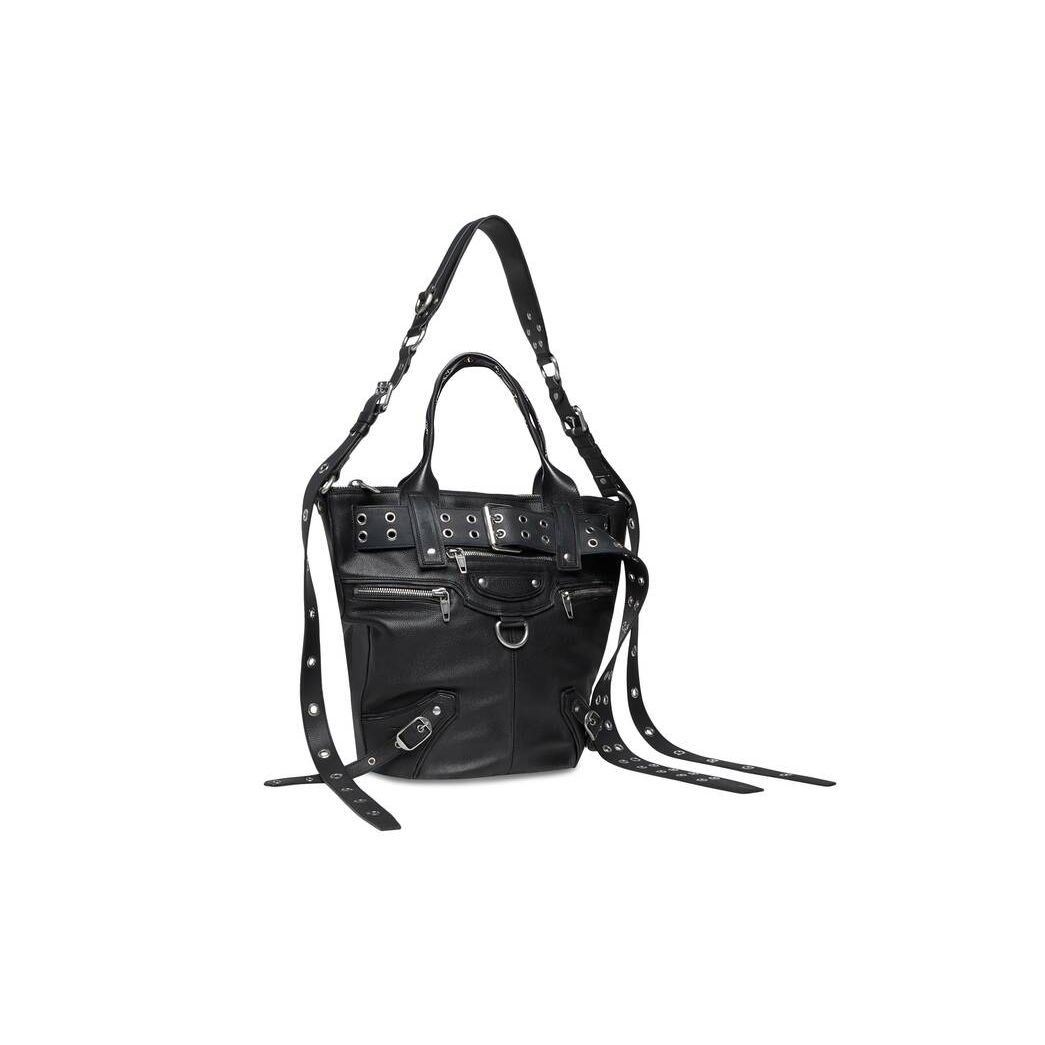 Women's Balenciaga Emo Large Tote Bags Black | 7890YNSDR