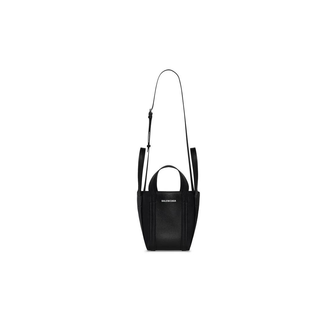 Women's Balenciaga Everyday Xs North-south Shoulder Tote Bags Black | 1925HICZT