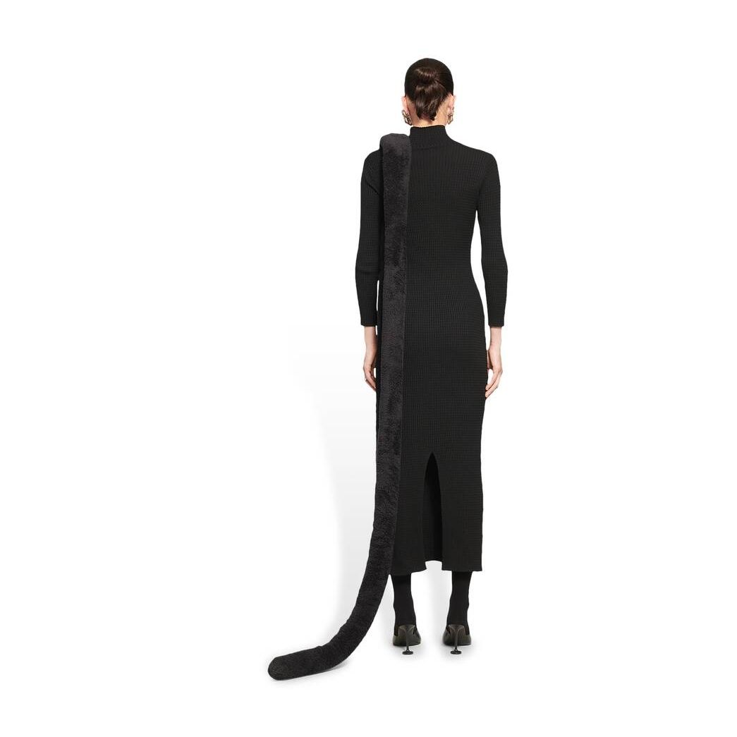 Women's Balenciaga Fitted Dress Skirts Black | 9216XJSMR